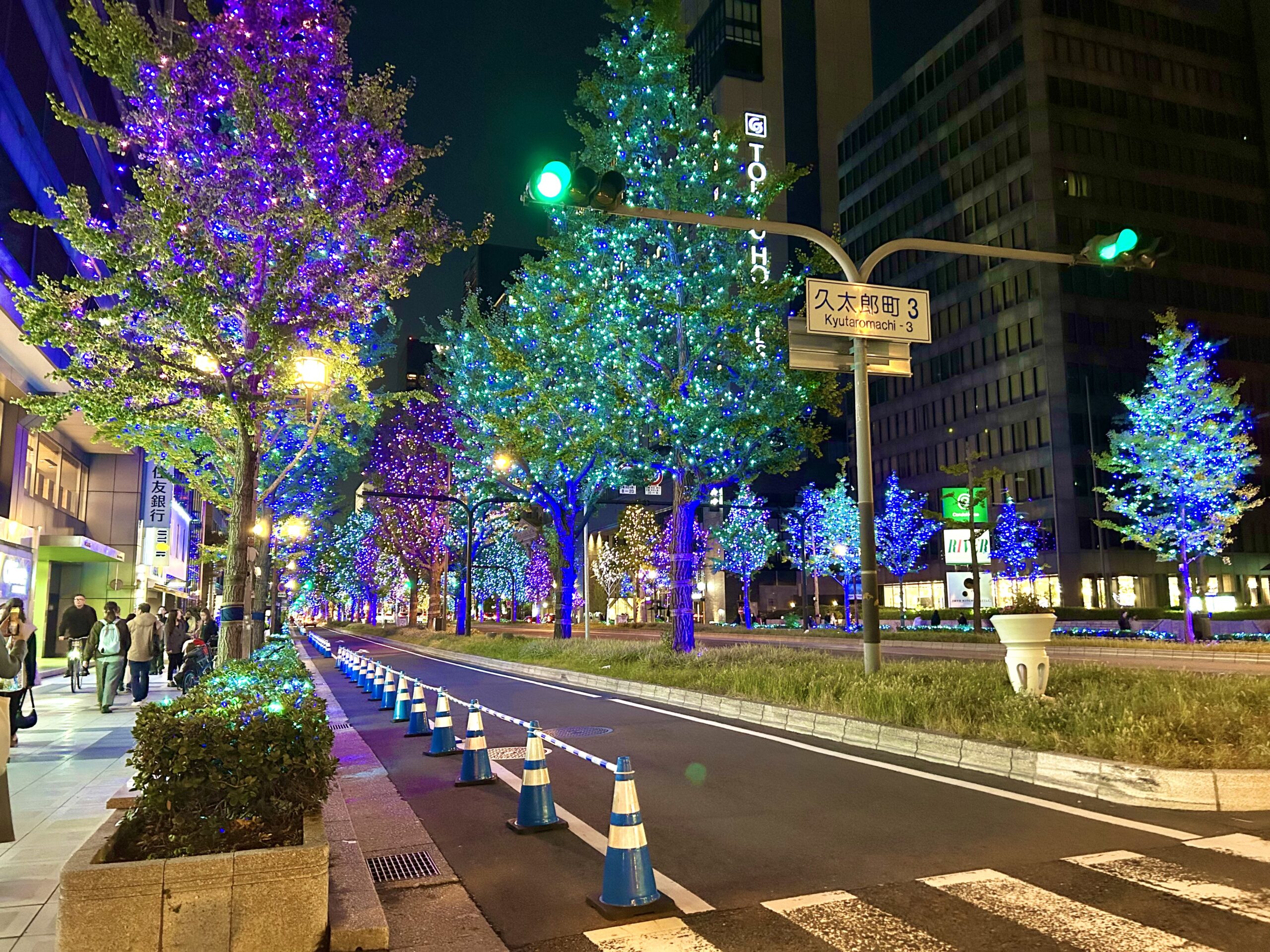 御堂筋のイルミネーション